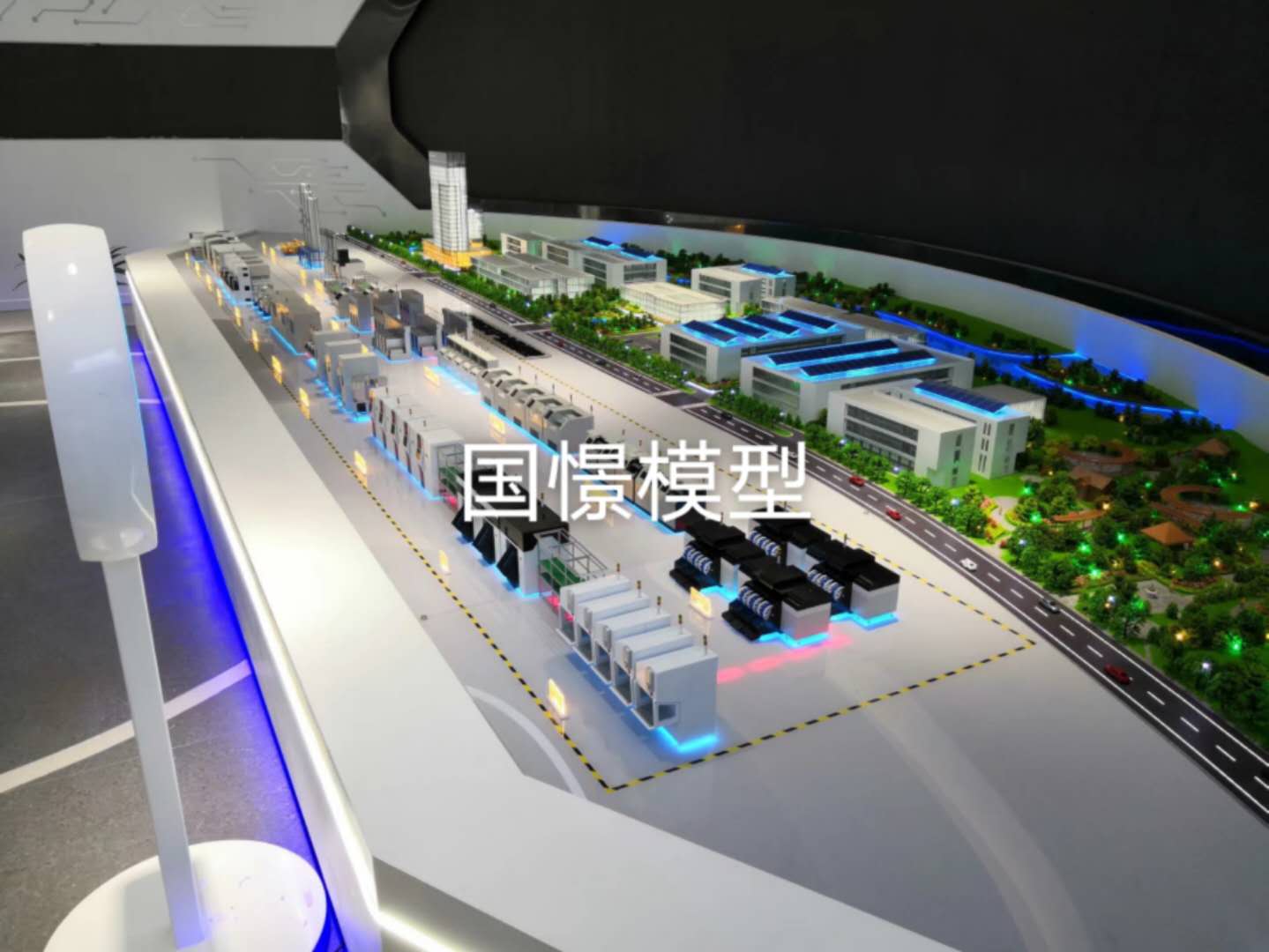 黄龙县建筑模型