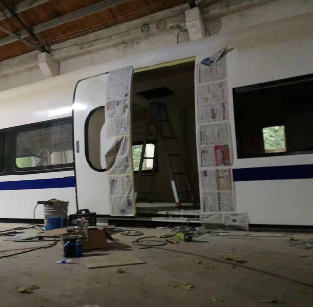 黄龙县高铁模型