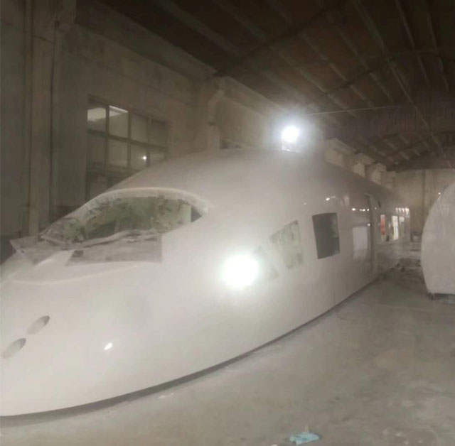 黄龙县高铁模型